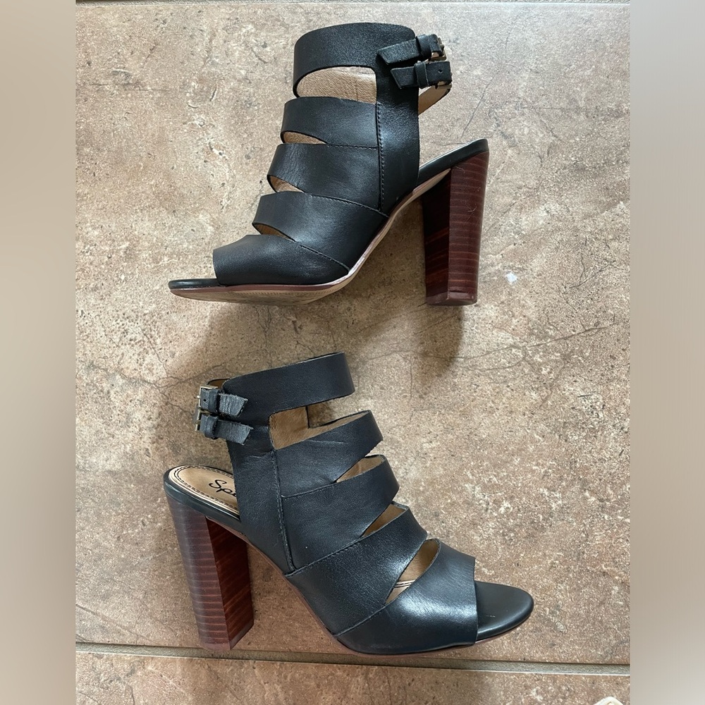 Splendid Leather Strappy Heel (6) - Picture 4 of 5